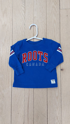 Roots blue shirt 6/12M