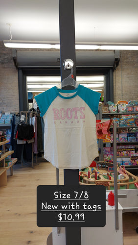 Roots white tee 7/8