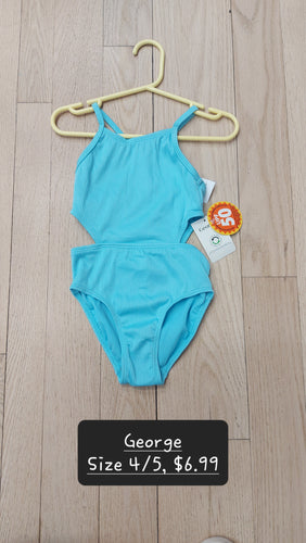 George blue bathing suit 4/5