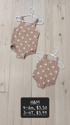 H&M bathing suit 4-6m