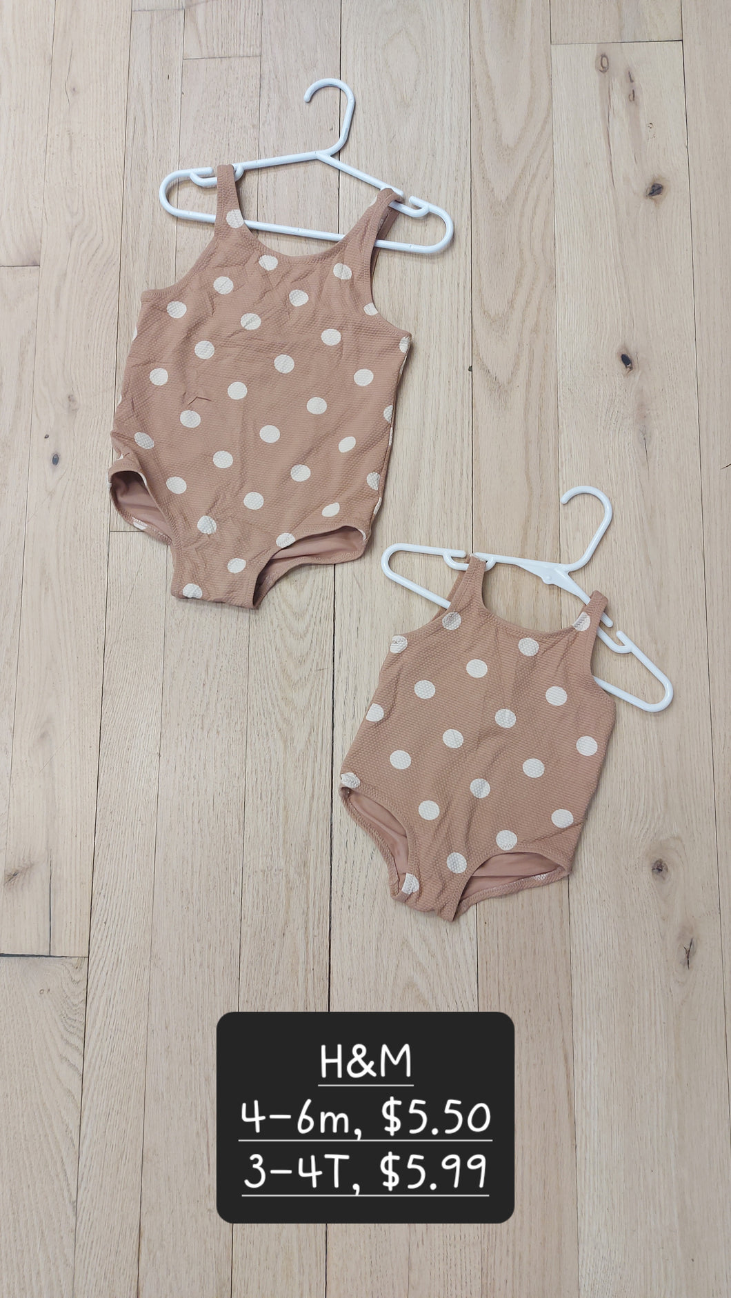 H&M bathing suit 4-6m