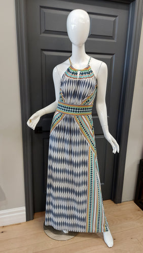 London times blue dress 8