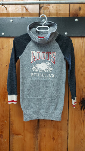 Kid's Roots grey hoodie 7/8
