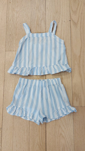 Habitual blue stripe outfit18m