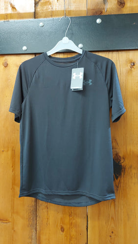 UA grey tee YLG