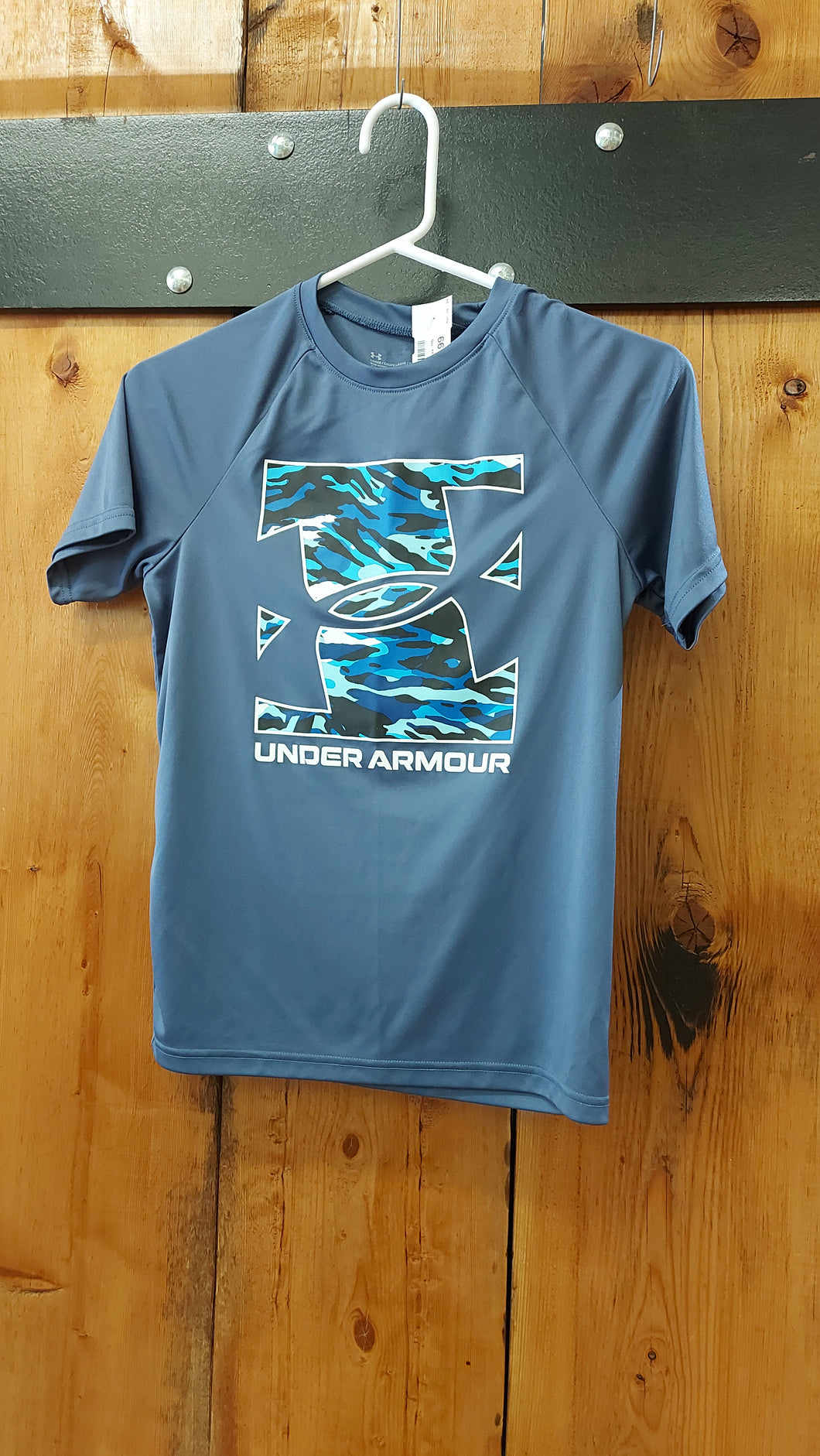 UA blue tee YMD