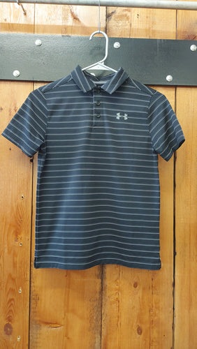 UA black striped tee YMD