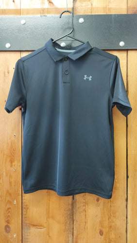 UA black tee YLG