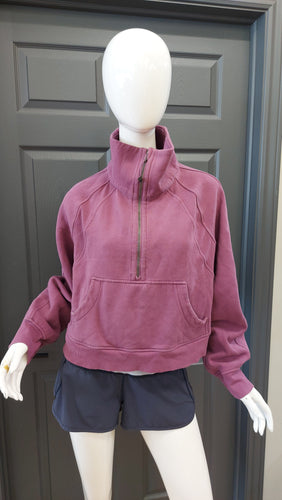 Lululemon plum zip M/L