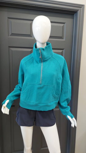 Lululemon teal zip M/L