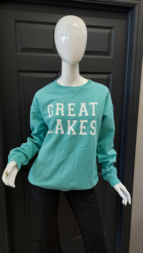 Great Lakes teal sweatshirt M