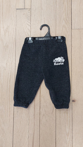 Roots black joggers 6/12M