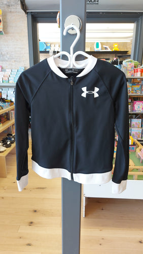 UA black/white jacket YLG