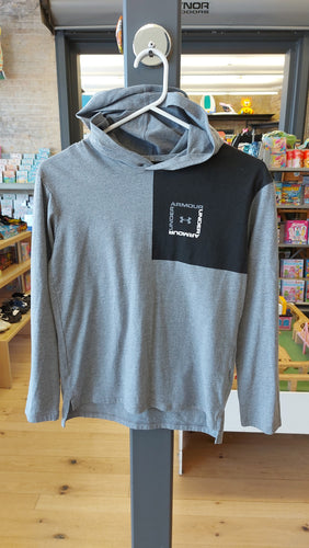 UA grey shirt YLG