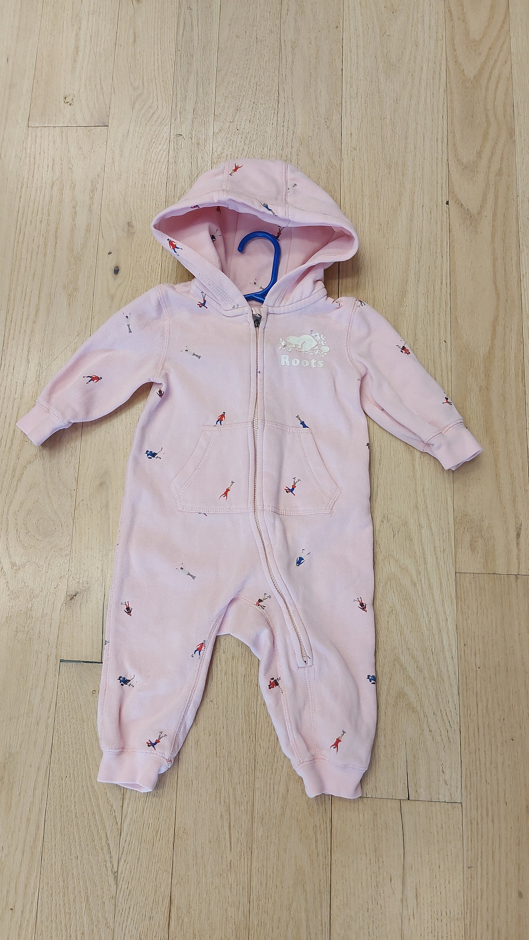 Roots pink sleeper 6-12m