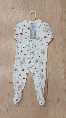 H&M white sleeper 9m