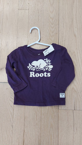 Roots purple shirt 6/12M