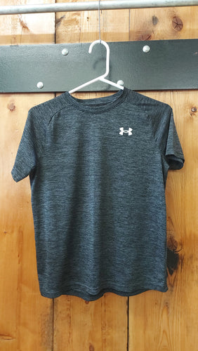 UA grey tee YLG