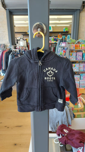 Roots black sweater 6-12m