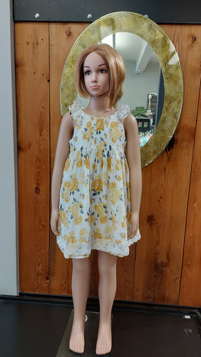 Tahari yellow dress 5