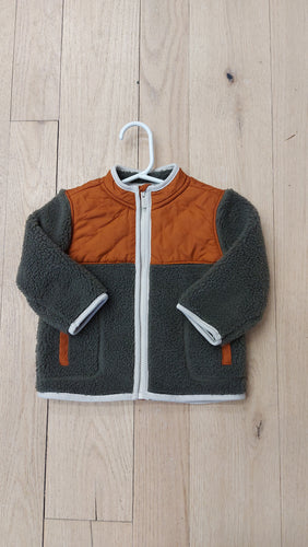 Old Navy green jacket 12m