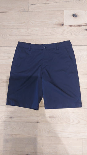 UA blue shorts YXL