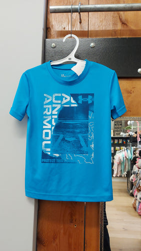 UA blue tee 5