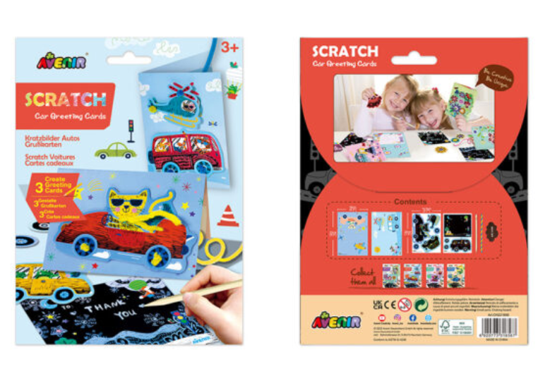 Scratch Car Greeting Card