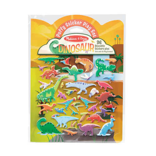 Reusable Puffy Stickers Dino