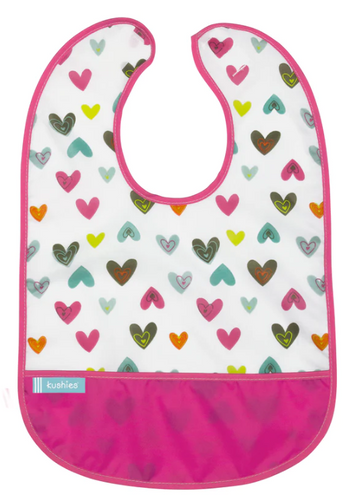 Cleanbib 12m - Hearts