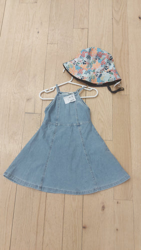 H&M jean dress 2-4