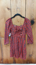 Load image into Gallery viewer, Old Navy red plaid dress 10