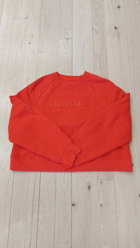 Lululemon red sweatshirt L