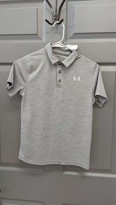 Under Armour grey top YLG