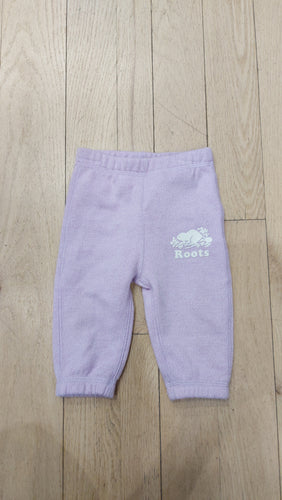 Roots purple joggers 3-6m