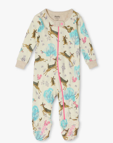 Serene Forest Footed Coverall