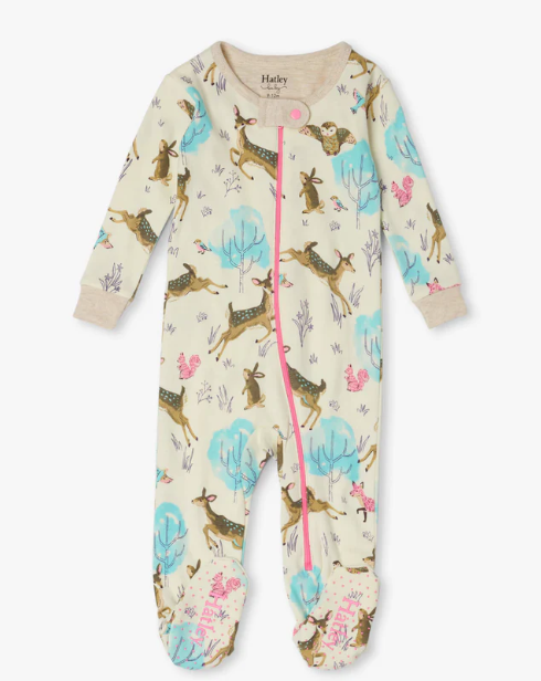 Serene Forest Footed Coverall