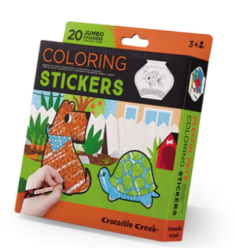 Colouring Stickers Pets