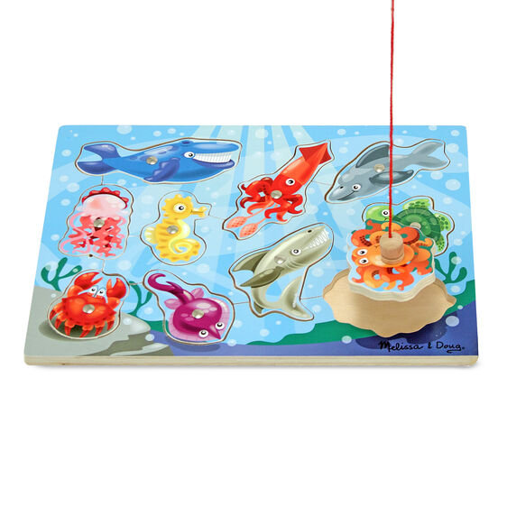Magetic Wooden Game Fishing