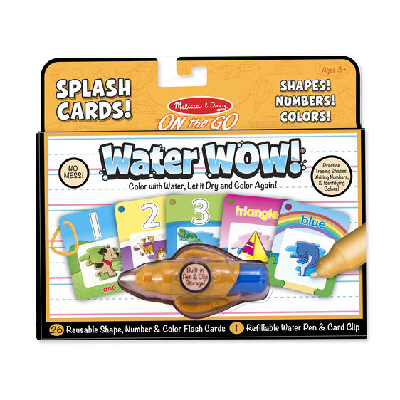 Water Wow! Splash Cards! Shapes! Colors! Numbers!