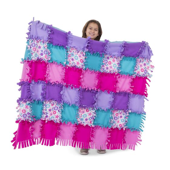 Flower Fleece Quilt