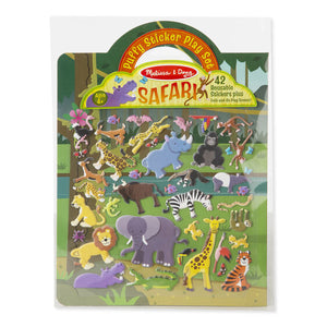 Reusable Puffy Stickers Safari