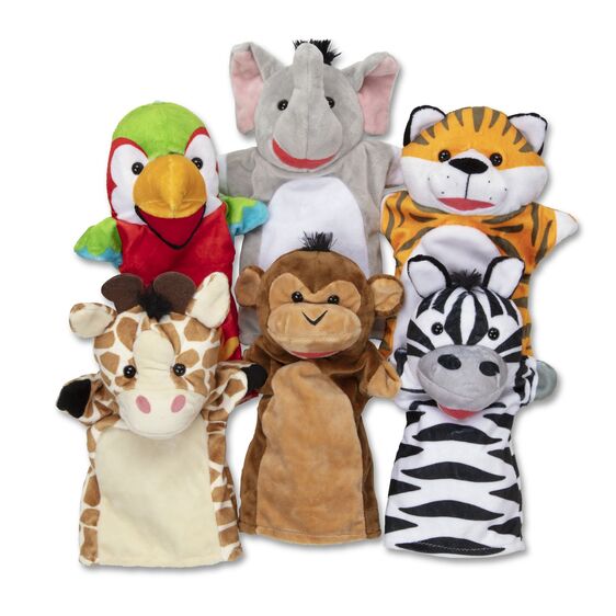 Hand Puppets - Safari Friends