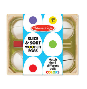 Slice and Sort Wooden Eggs