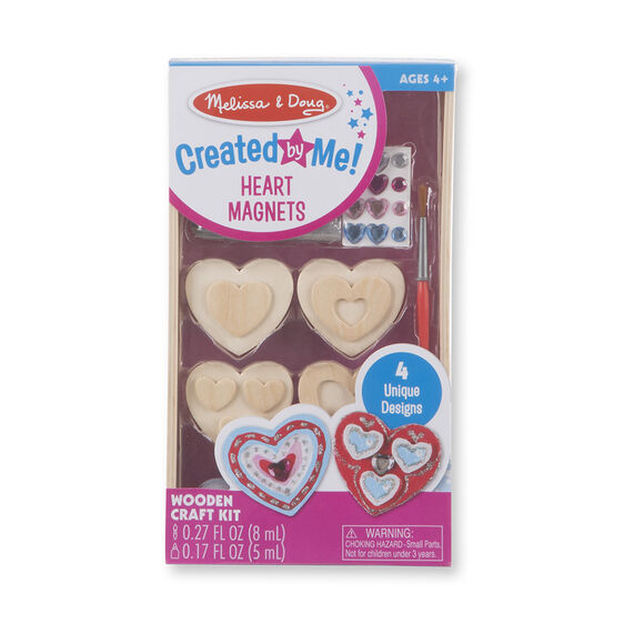 Created By Me - Heart Magnets