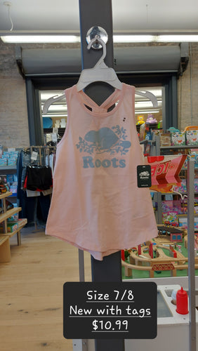 Roots pink tank 7/8