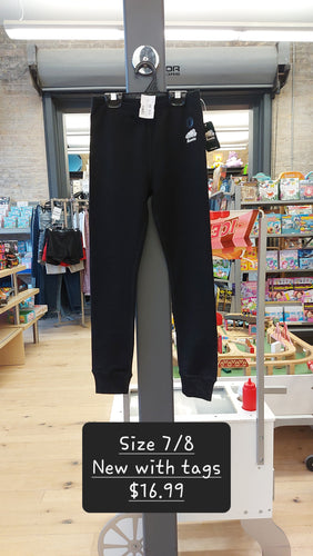 Roots black joggers 7/8