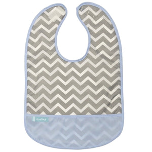 Cleanbib - Blue Chevron - 6-12m