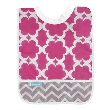 Ribneck Bib Fuschia Flowers