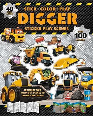Digger Sticker Play Scenes